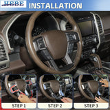 ABS Carbon Fiber Interior Trim for Ford F150 2015 Car Interior Accessory HEBE