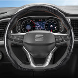 Carbon Fiber Snap-On Wheel Cover for Seat Ibiza