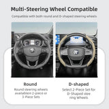 Wave-Shaped Sport Steering Cover for Proton Car Interior Accessory Hocasen
