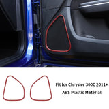 Interior Trim Cover Red Carbon Fiber for Chrysler 300C