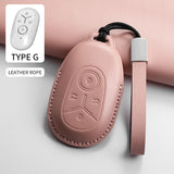 PU Car Remote Key Case Cover Holder Shell for Geely Emgrand X7 EX7 Coolray