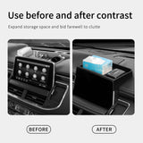 SMABEE for GMC Yukon Chevy Suburban/Tahoe Not for Denali 2021-2024 Car Dashboard Tray Central Control Screen Rear Storage Box