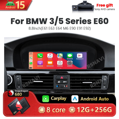 Android 15 Multimedia Head Unit for BMW 3 Series E90 2005-2011 Android Head Unit RSNAVI