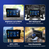 7" Wireless CarPlay GPS Display for Universal Motorcycle