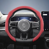 Suede Steering Wheel Cover for Zeekr Non-Slip Fit