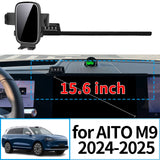 Magnetic Wireless Charging Phone Holder for AITO M9 2024–2025 Car Phone Holder CATUSIKI