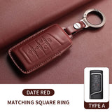 Leather Car Key Case Cover For GAC Trumpchi GA6 SGS7 GA4 GS5 GS3 GS4 GM8 GA3 Legend GS8 Empow J14 J15 J16 J11 J12 J13 Keychain