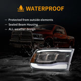 Vland LED Reflection Headlights Dodge Ram 09-18 Car Interior Accessory Vland