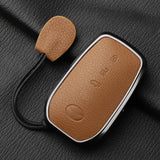 Leather 3 Button Car Key Case Cover for Toyota Sequoia