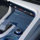 For Zeekr 001 Car Center Console Wireless Charging Mat Silicone Anti Slip Scratch-resistant Pad Interior Accessories Car Inte