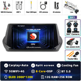 9-inch QLED Android Multimedia Player for Peugeot 208 2019–2022