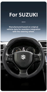Segmented Anti-Slip Steering Wheel Cover for Suzuki Car Interior Accessory Hocasen