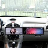 24.6" Dual Screen Android Head Unit for Peugeot 206 2002–2010