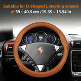Ultra-Thin Leather Wheel Cover for Porsche Cayenne 911