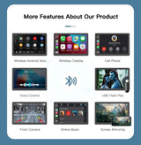 Wireless CarPlay Android Auto AI Box for Toyota Models