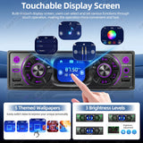 1Din Bluetooth MP3 Car Stereo Player Universal Fit Car Interior Accessory AKAMATE