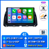 Android 15 QLED Multimedia Navigation for Mazda CX-5 2011–2016