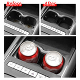 Chery OMODA 5 C5 E5 EV Model 2024 2025 Cup Holder Shock-Absorbing Storage Tray TPE Central Armrest Cup Box Tidying Car Interi