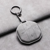 Car Remote Key Case Cover Shell For Jetour Freedom T1 Jetour Freedom T2 Traveller Sheep Suede Key Bag Cover Keychain Protecto