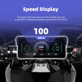 8.1 inch Wireless CarPlay Moto GPS Navigation Dashboard