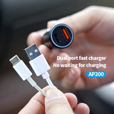 GPS Charger MFi Certified for Apple iPhone Tracker Car Interior Accessory AKAMATE