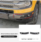 ABS Chrome Fog Light Cover for Ford Bronco Sport 2021-2025 Car Interior Accessory HEBE