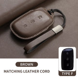 Car Key Case Cover Shell For Lynk & Co Z10 Z20 900 Max Pro Ultra Genuine Leather Remote Key Bag Cover Protector Keychain Holder