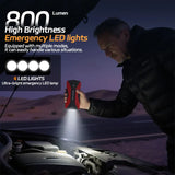 Minus Two Car Battery Jump Starter, 1000A Peak with Air Pump, Power Bank, and Emergency Lighting Jump Starter Minus Two