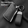Aluminum Alloy Goatskin Car Key Case Cover For Lexus