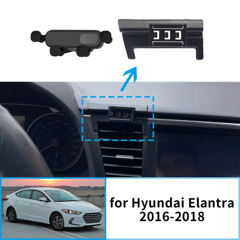 Smart Wireless Charging Phone Holder for Hyundai Elantra 2016-2018 Car Phone Holder CATUSIKI