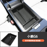 For XPeng G6 Car Wireless Charger Dust Mat Under Console Box Storage Interior Mod for 2023-2025