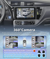 2K QLED Android 15 Head Unit for Toyota Corolla 2012–2016