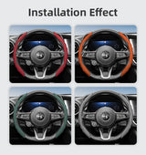 Sporty Breathable Leather Steering Wheel Cover Alfa Romeo