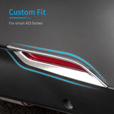 Rear Fog Light Cover Chrome for Smart 453 Car Interior Accessory GMUNI
