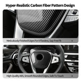 For BMW G-Chassis Carbon Fiber Car Steering Wheel Airbag Trim Protection Cover Car Steering Wheel Airbag Trim Protection Cove