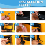 Tail Door Folding Table Rack for Ford Bronco 2021-2026 Car Interior Accessory HEBE