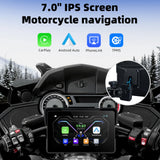 7.0 inch Wireless CarPlay DVR GPS for Universal Motorcycle Android Head Unit EKIY