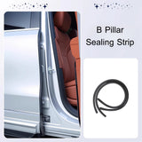 For BYD Song Plus DM-i EV Car Door B Pillar Weatherstrip Rubber Seal Strip Car Interior Accessory OEM B Pillar 2pcs
