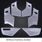Stainless Door Horn Trim for Volvo XC90 2015-2025 Car Interior Accessory LINGLUYANG