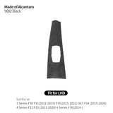 For BMW 3 Series F30 F31 F34 F35 3GT Car Center Console Multimedia Panel Trim Frame Sticker Interior Accessory Made of Alcantara