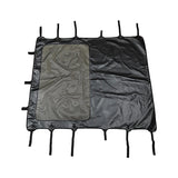 Leather Soft Top Sunshade Cover for Jeep Wrangler JK 2-Door