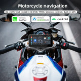 6.3 Inch Waterproof Motorcycle GPS with CarPlay Auto Android Head Unit AKAMATE