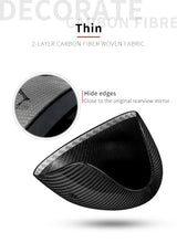 Carbon Fiber Mirror Caps for Mini Cooper 2015-2023 Car Interior Accessory GMUNI