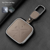 8 Button Aluminum Alloy Goatskin Car Key Case Cover for Zeekr X 001 009 2022 2023 Car Key Case OEM