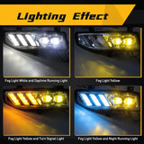 Triple Color Flow DRL for Nissan Sentra Rogue Kicks LED Ambient Light MAGIC COLORM