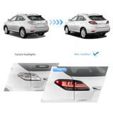 Vland Dynamic LED Tail Lights Lexus RX Series 09-15 Car Interior Accessory Vland