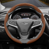 Anti-Slip Suede Steering Cover for Chevrolet Models