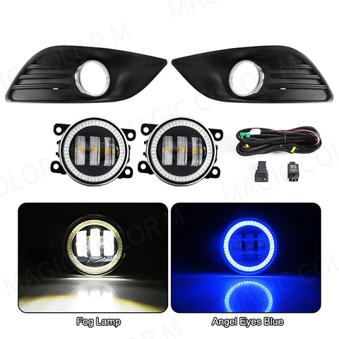 LED Fog Lamp DRL Headlight for Ford Focus MK2 2009 LED Ambient Light MAGIC COLORM