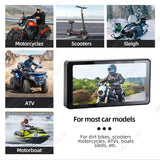 6 Inch Motorcycle GPS DVR with Quick Release Bracket