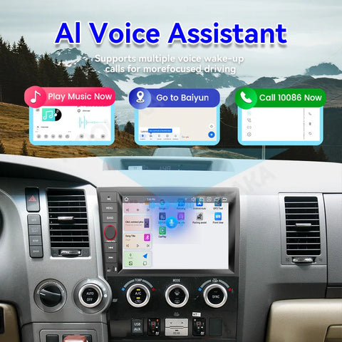 9 Inch Android 14 Multimedia Radio for Toyota Sequoia 2007–2013 Android Head Unit Aotsr